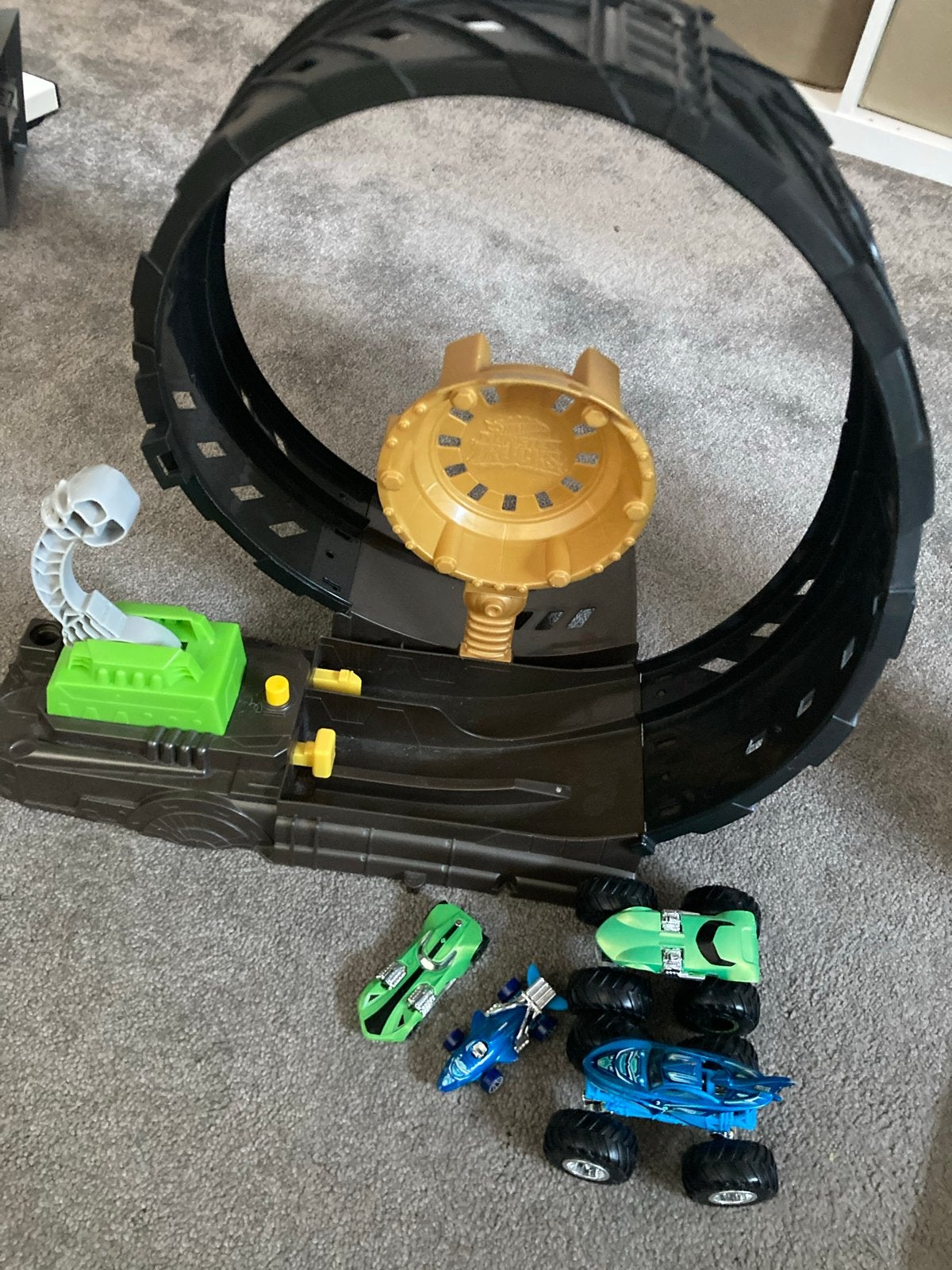 Hot Wheels Monstertruck Epische Looping-uitdaging Speelset, Ophalen of Verzenden, Zo goed als nieuw