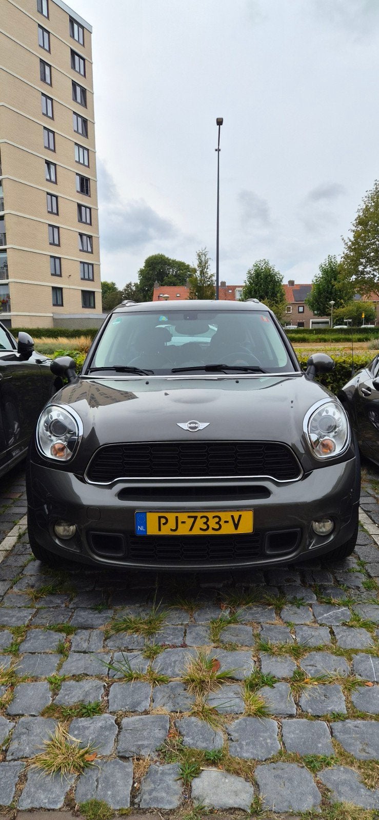 Mini Countryman 2.0 SD Cooper All4 AUT 2012 Grijs, Auto's, Automaat, Euro 5, 1995 cc, Zwart