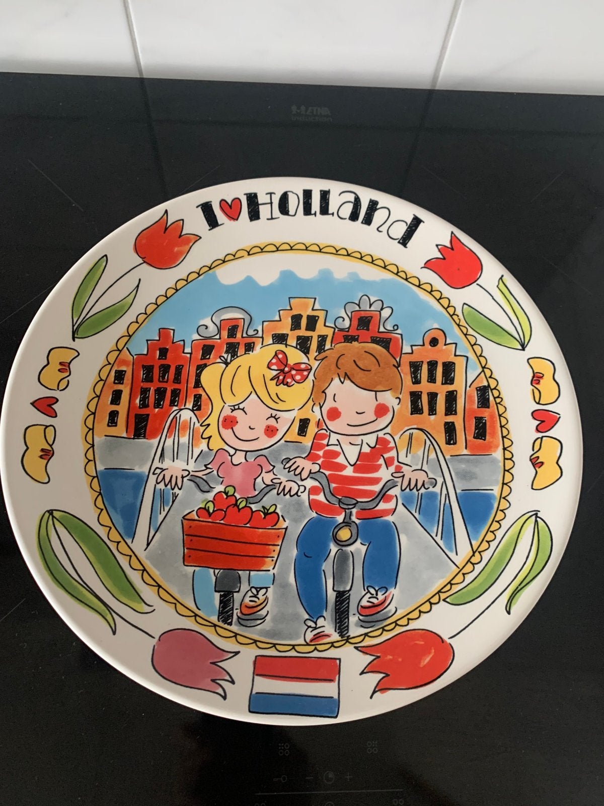 Blond holland bord, Ophalen, Zo goed als nieuw, Aardewerk, Bord(en)