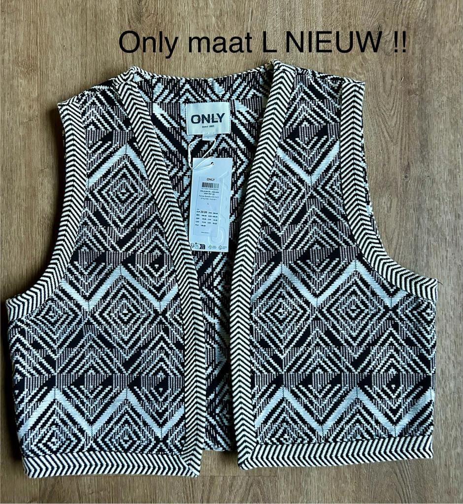 Nieuw giletje van ONLY mt L, Ophalen of Verzenden, Nieuw