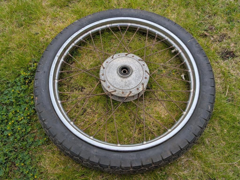 Honda SS50/CD50/C50 voorwiel, Fietsen en Brommers, Brommeronderdelen | Oldtimers, Ophalen of Verzenden, Overige typen, Overige merken