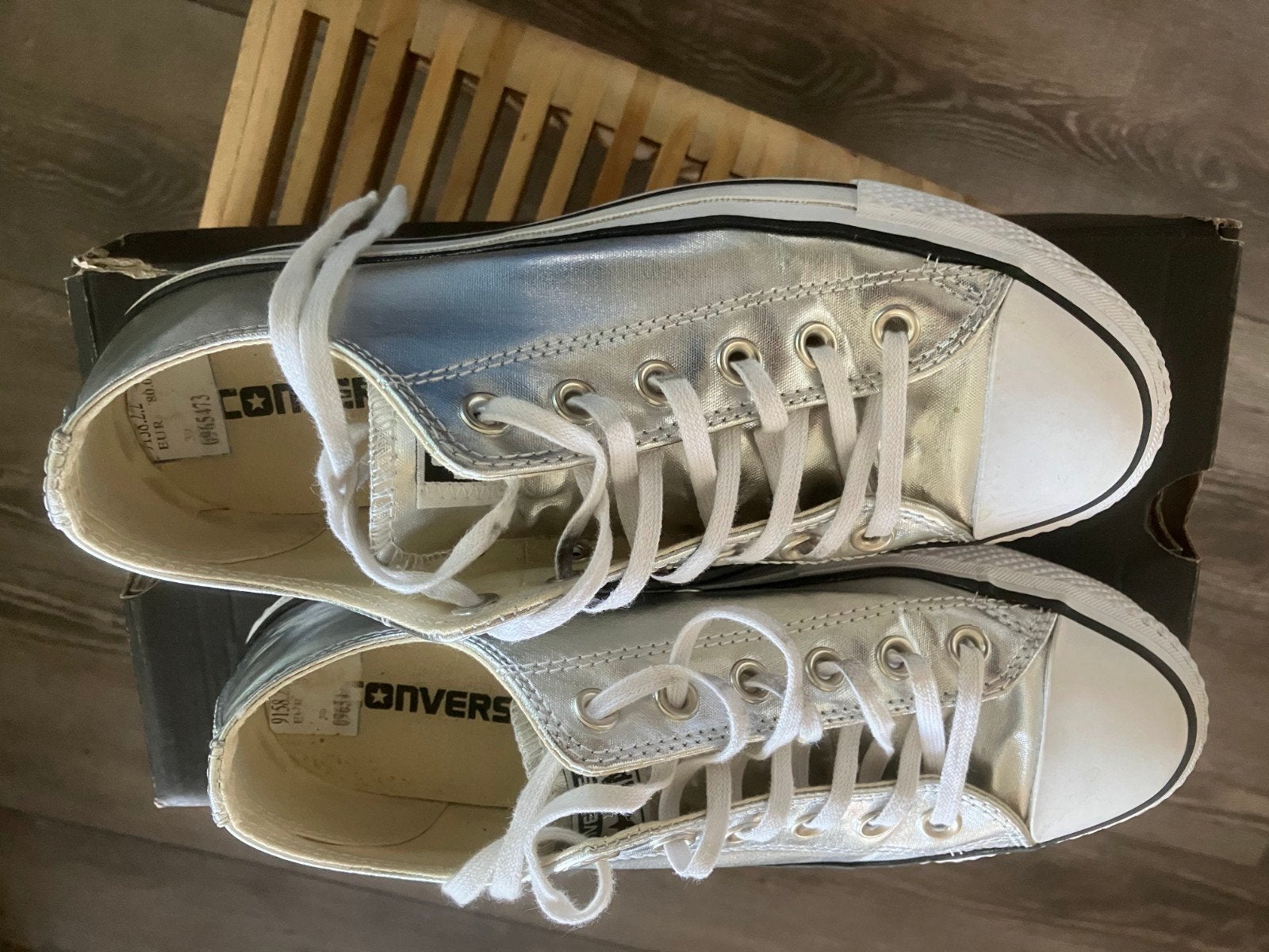 Converse Silver sneakers maat 39 All Star, Kleding | Dames, Schoenen, Ophalen of Verzenden, Converse All Stars, Sneakers of Gympen