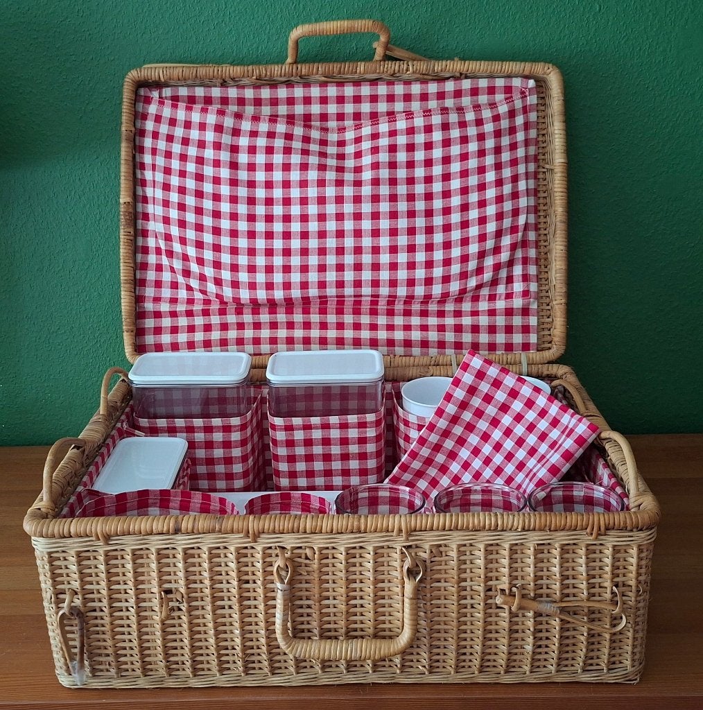 Picknickmand voor 6 personen, Ophalen, Gebruikt