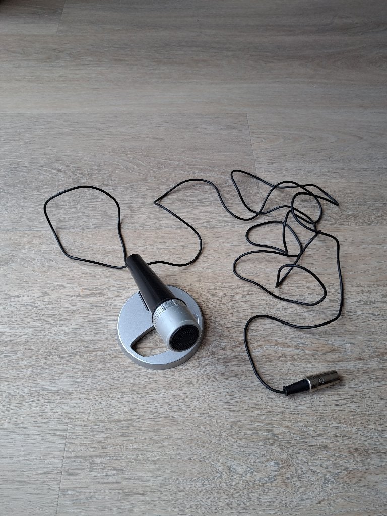 Vintage Philips N8306 Tafel/Handheld Microfoon, Ophalen, Gebruikt, Overige typen