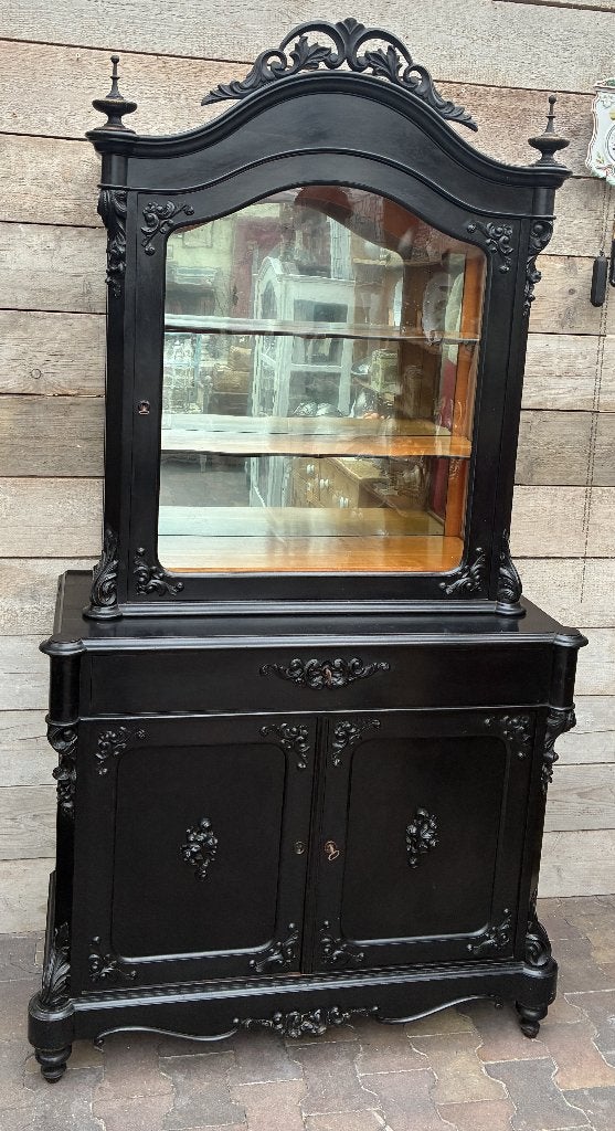 antieke vitrinekast / buffetkast – Napoleon III stijl, Ophalen