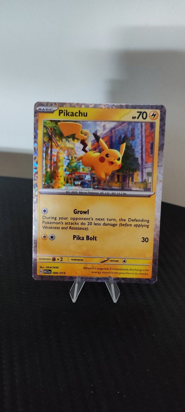 Pikachu - McDonald's Match Battle 2023 Promokaart (006/015), Ophalen of Verzenden