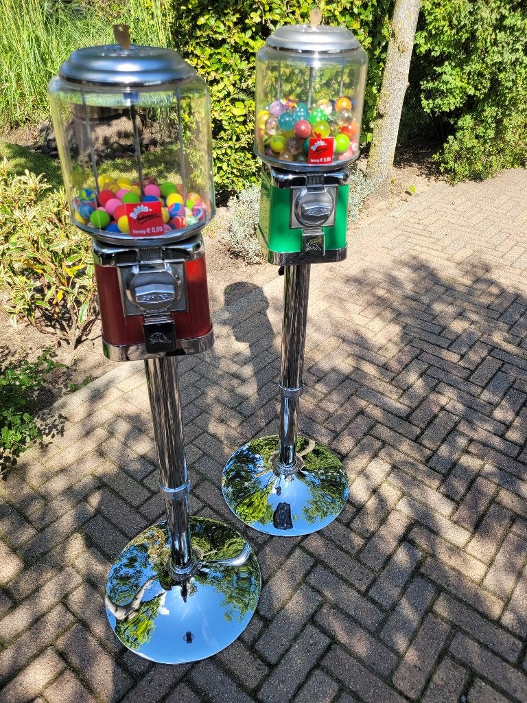 BEAVER kauwgomballen automaten op poot sixties fifties, Ophalen