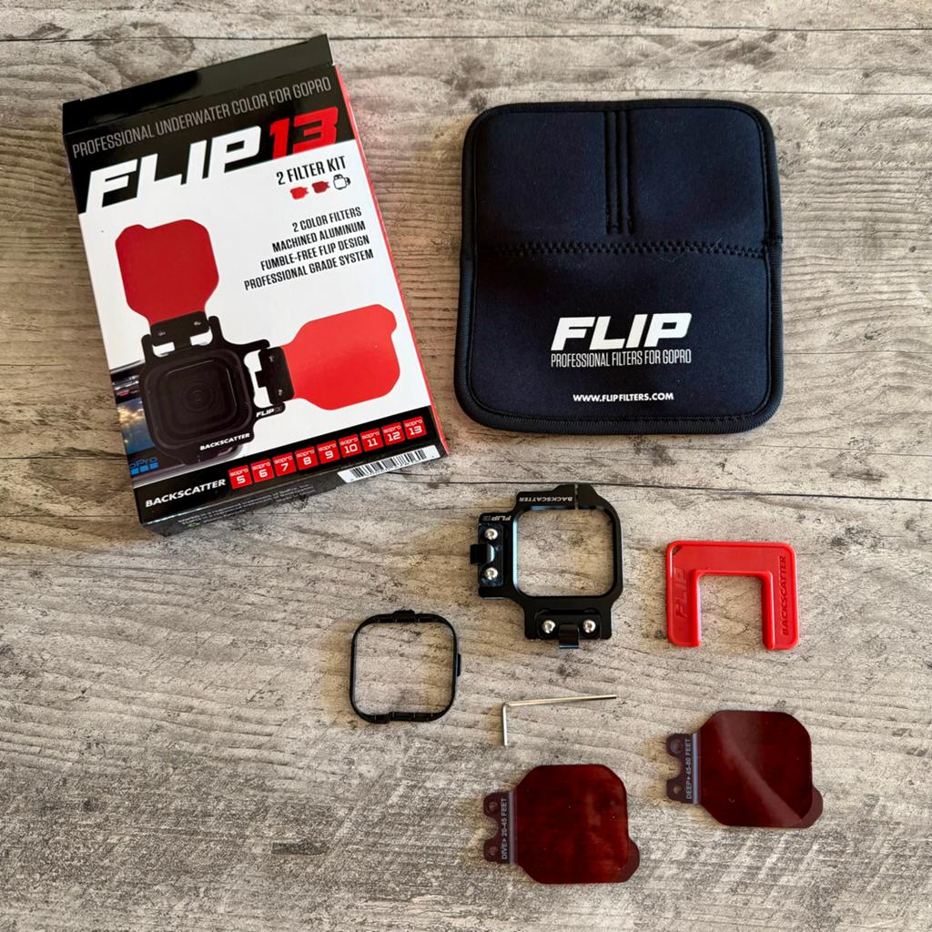 Kleurfilters voor GoPro Hero 5 t/m 13, FLIP13 2-filter kit, Ophalen of Verzenden, Zo goed als nieuw, GoPro