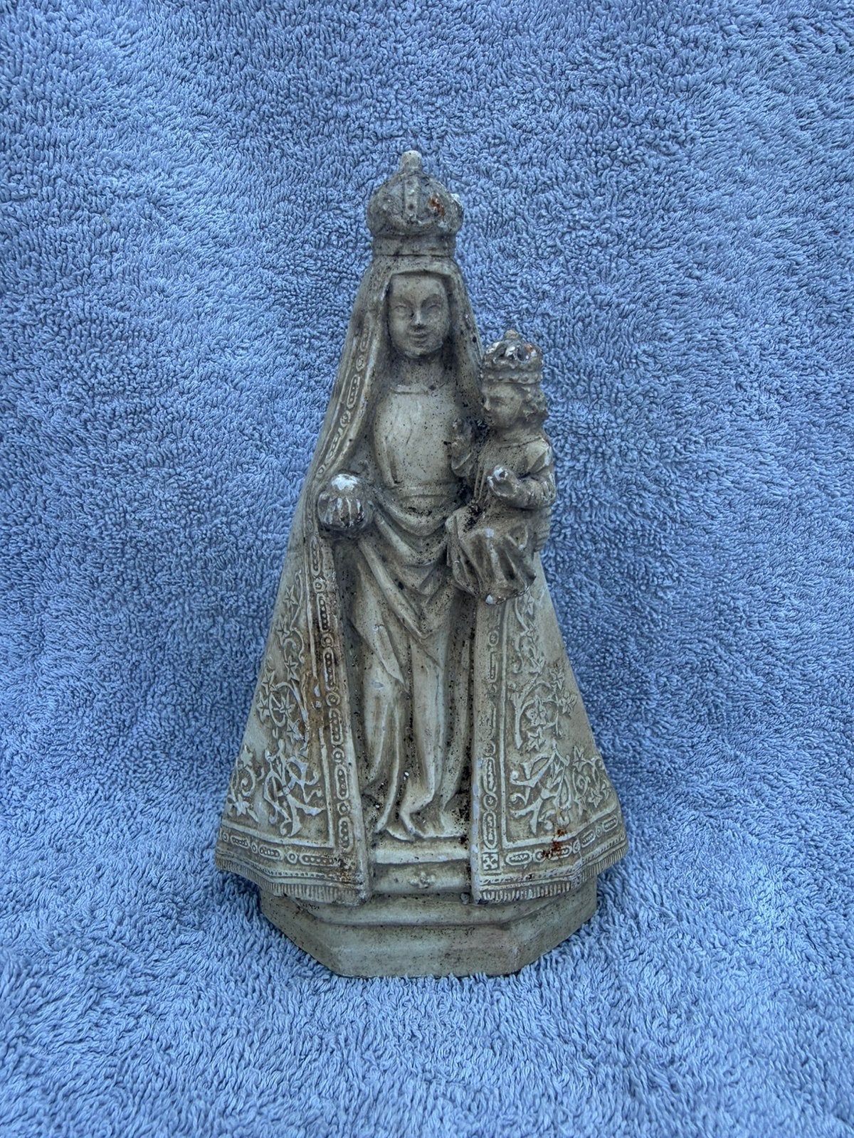 Onze lieve vrouw 16cm, Antiek en Kunst, Antiek | Tin, Ophalen of Verzenden