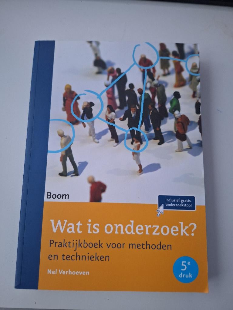 Wat is onderzoek? 5e druk, Nieuw, Nel Verhoeven, Beta, HBO