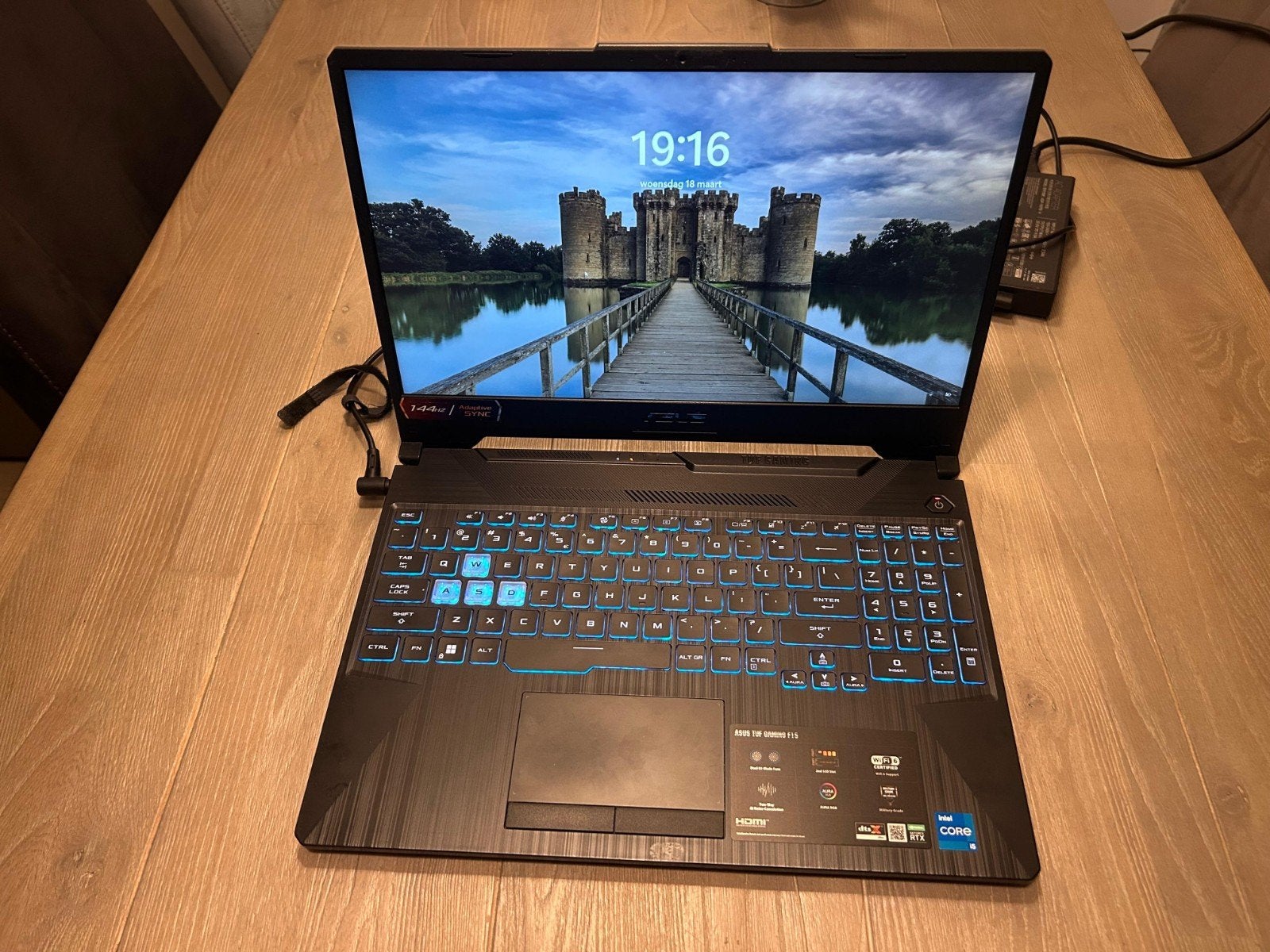 ASUS TUF Gaming F15 (FX506HC), Ophalen, 15 inch, Gaming, 2 tot 3 Ghz