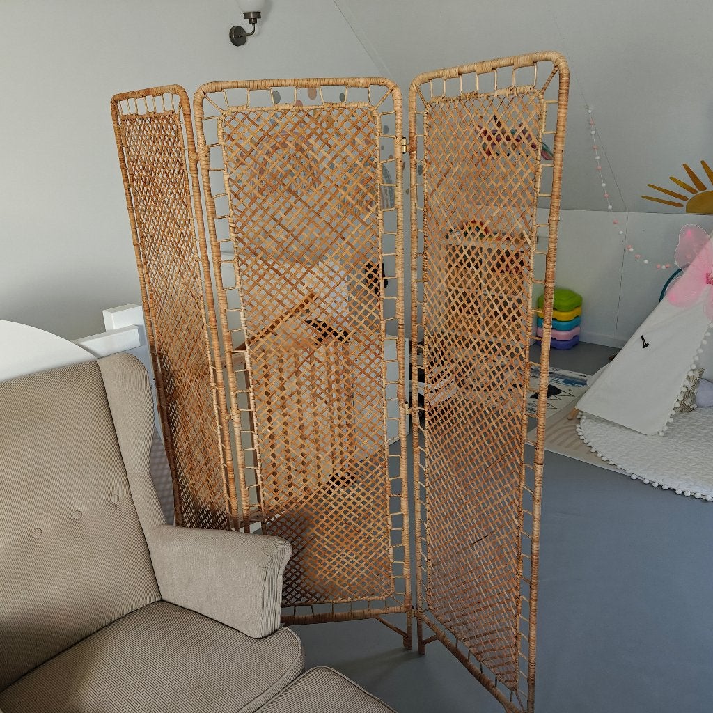 Room divider bamboe, Ophalen, Zo goed als nieuw