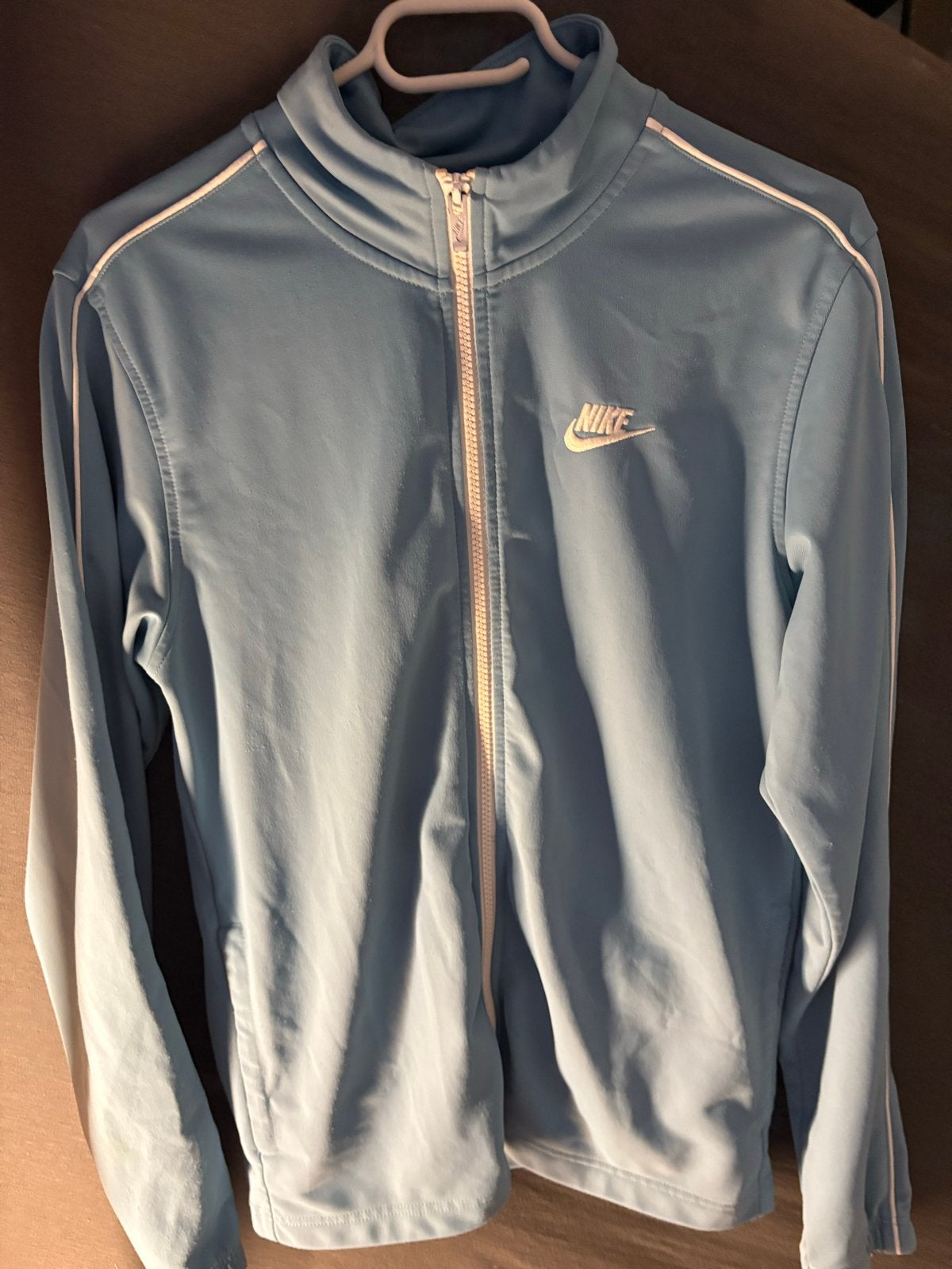 Nike sportvest lichtblauw maat XS, Blauw, Ophalen of Verzenden, Maat 34 (XS) of kleiner, Fitness of Aerobics