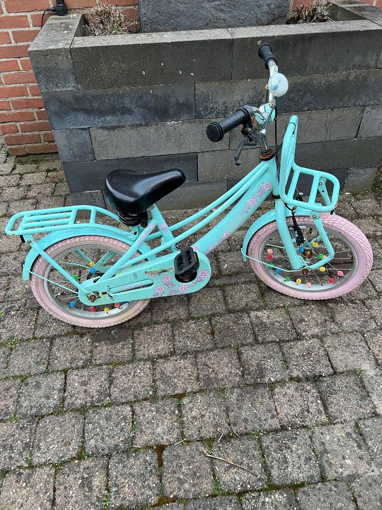 Fiets meisjes fiets Popal Supersuper Lola 16 inch Mint Roze, Fietsen en Brommers, Fietsen | Meisjes, Ophalen, Terugtraprem, Gebruikt