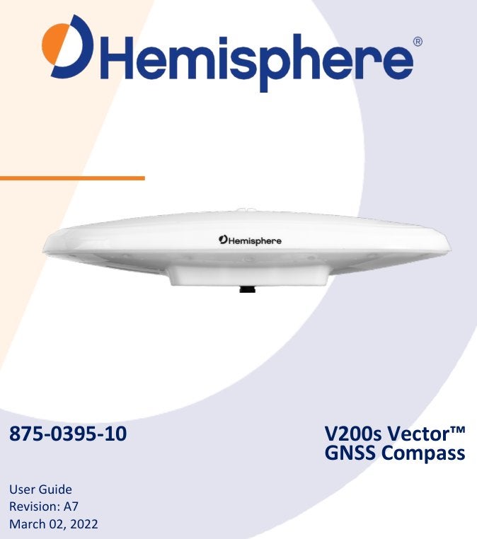 GPS kompas Hemisphere V200 professioneel, Watersport en Boten, Ophalen, Nieuw, Gps of Kompas