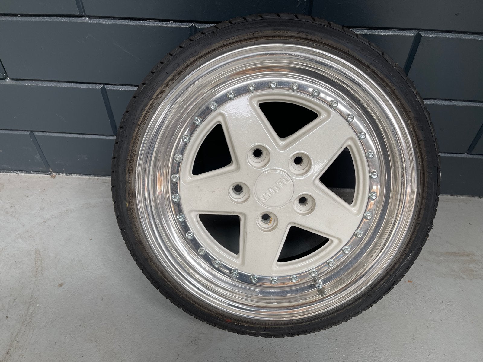 Set Gotti velgen 195/40R16 ook 4x100, Ophalen, Gebruikt