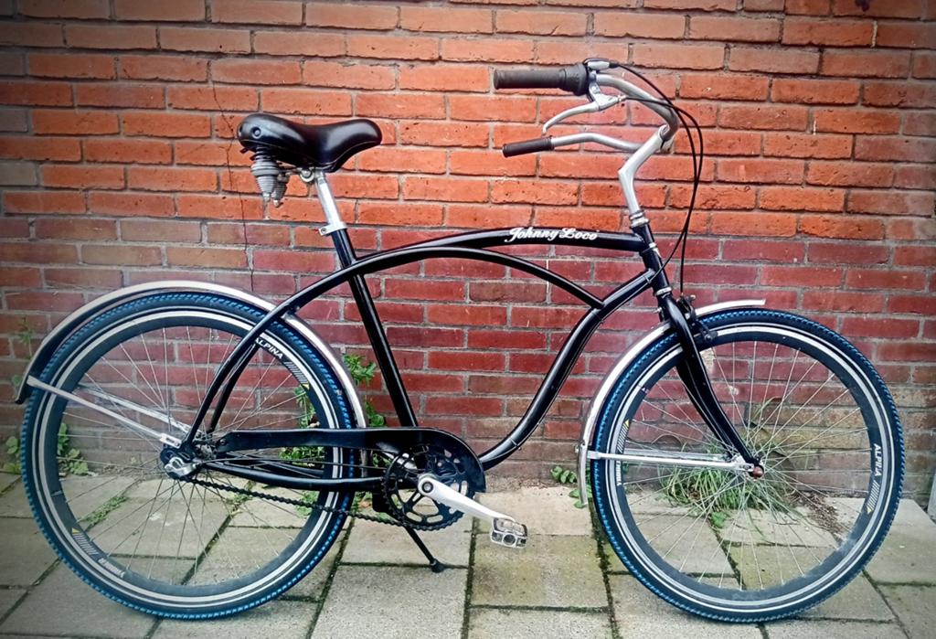 Johnny Loco 26 inch stadsfiets - 3 versnellingen, Ophalen, Gebruikt, Terugtraprem, Johnny Loco