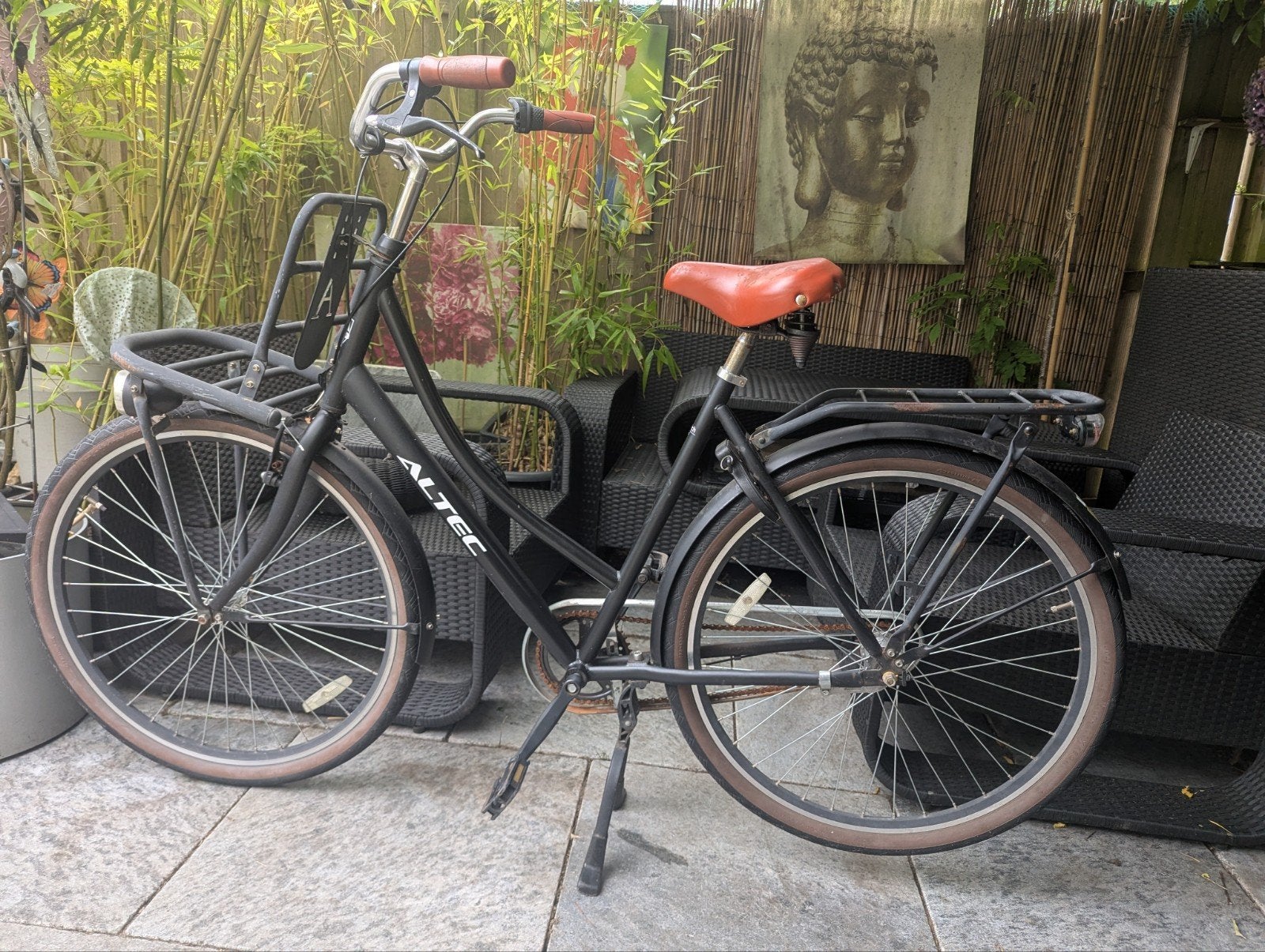 Altec transportfiets damesfiets met versnelling, lage instap, Ophalen, Terugtraprem, Altec, Gebruikt