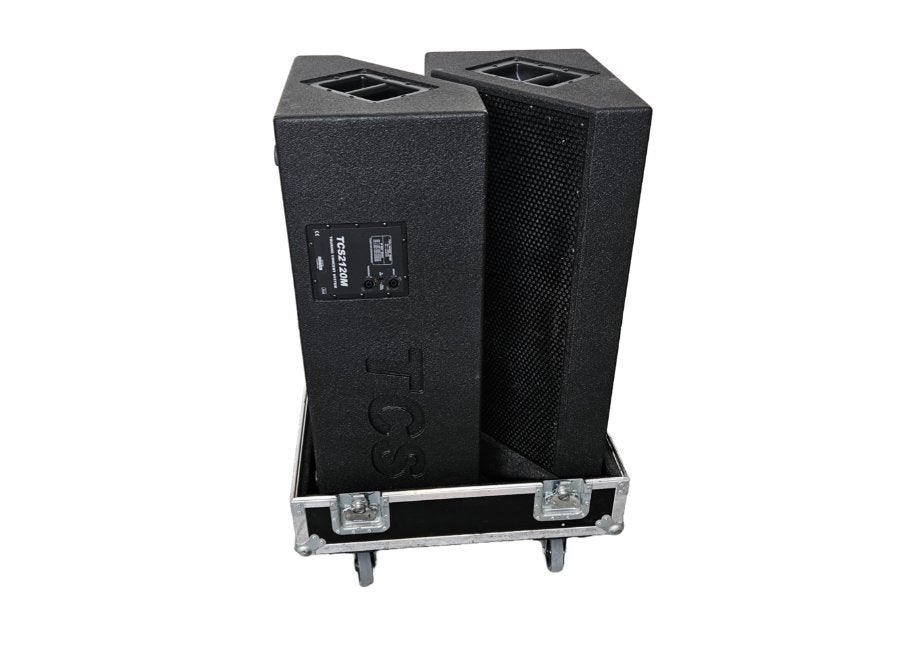 2X Speaker TCS 12'' inclusief kist 75 x 60 x 114 ex btw