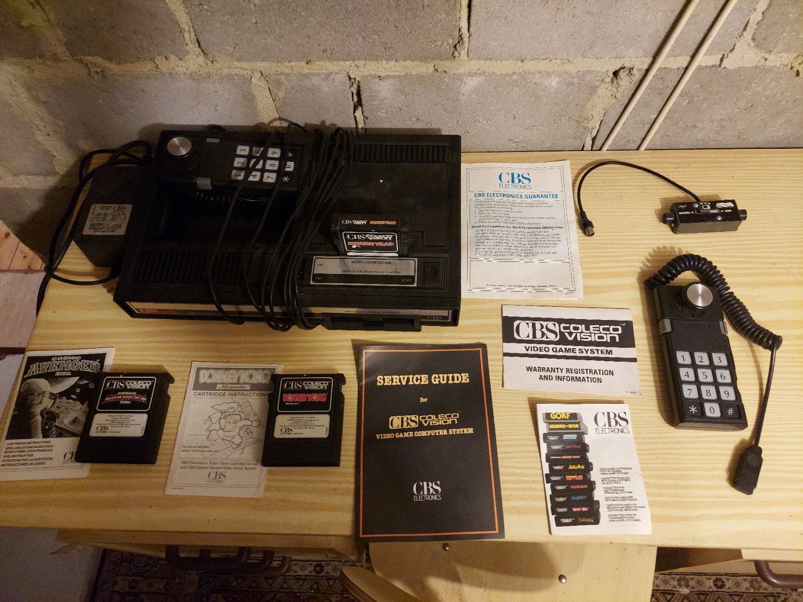 CBS ColecoVision Console met Spellen en Accessoires, Ophalen of Verzenden, Overige merken, Gebruikt