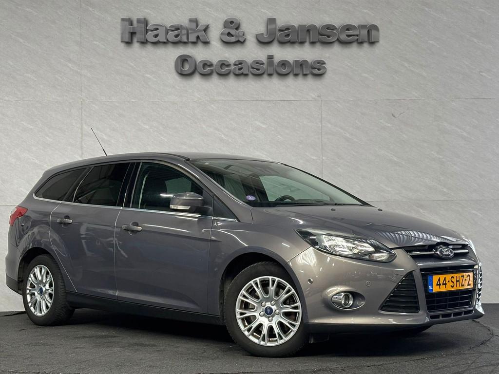 Ford Focus Wagon 1.6 EcoBoost Titanium Clima Navi Cruise, 1258 kg, Gebruikt, 4 cilinders, Origineel Nederlands
