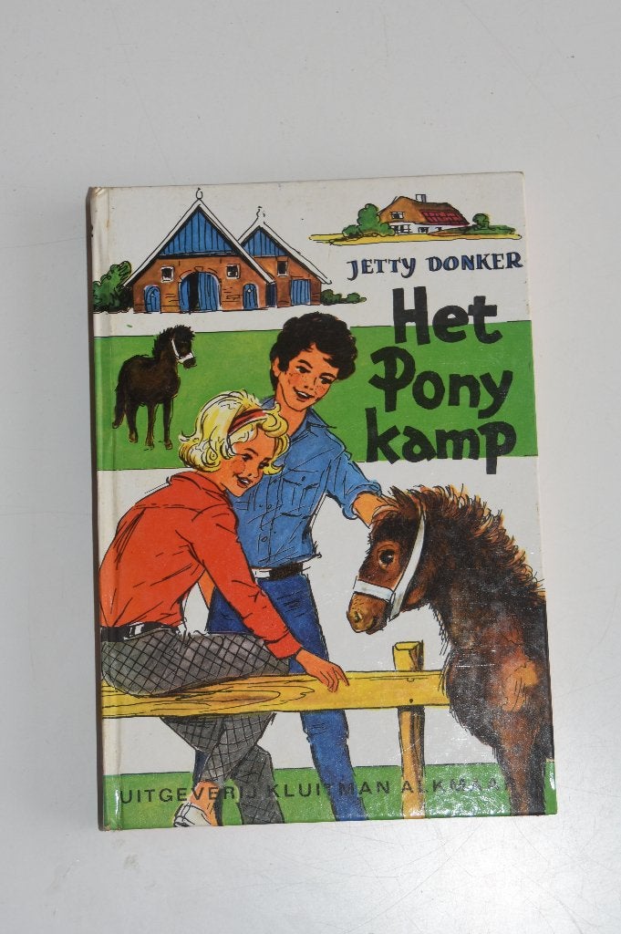 Het Pony kamp - Jetty Donker kinderboek, Verzenden, Gelezen, Fictie algemeen