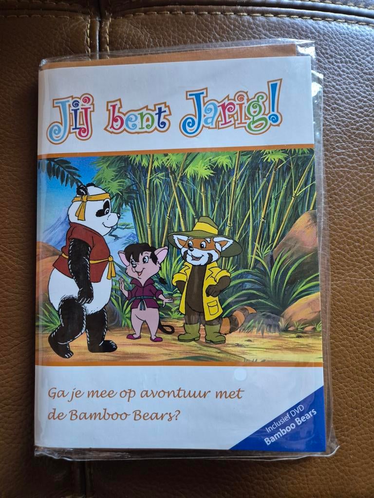 Bamboo Bears jaren '90 verjaardagskaart + DVD **nieuw**, Ophalen of Verzenden, 1980 tot heden, Overige thema's