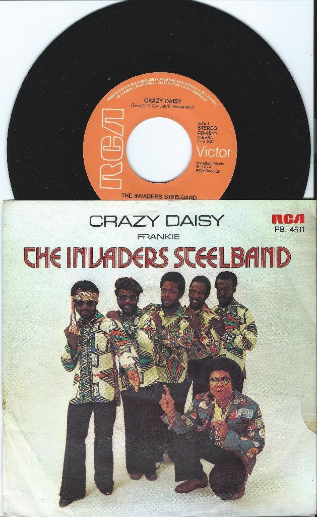 The invaders steelband - crazy daisy, Ophalen of Verzenden, Gebruikt, 7 inch, Overige genres