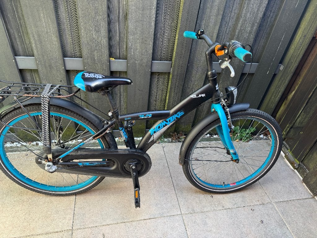 Volare Thombike Kinderfiets 24 inch Blauw N3, Ophalen, Gebruikt, Volare, Terugtraprem
