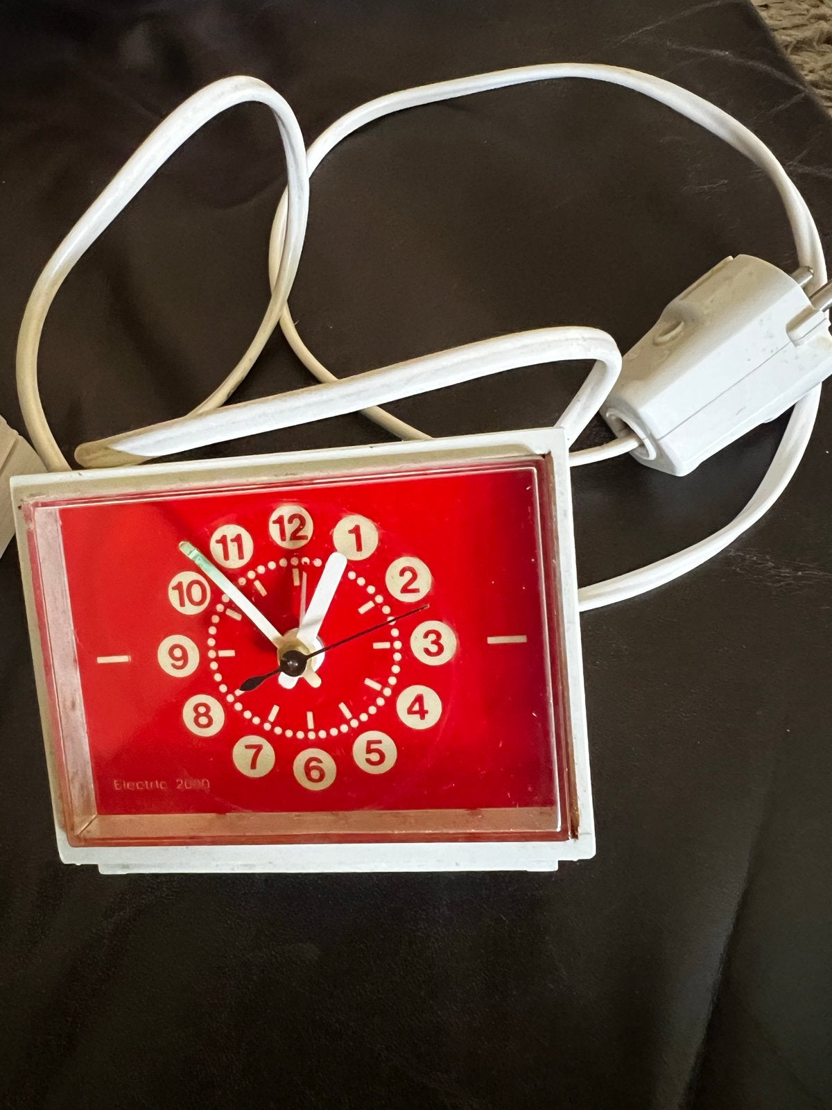 Vintage Elektrische Wekker Rood - Electric 2000, Ophalen of Verzenden