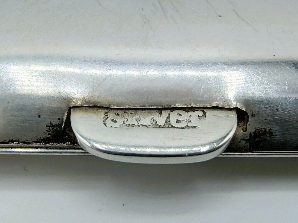Zilveren sigarettendoos met niello inleg, Thailand, Verzenden, Zilver