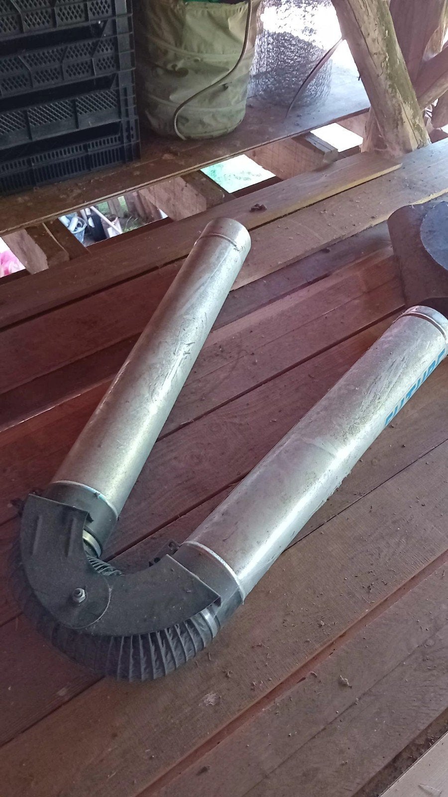 afzuigbuis aluminium  145mm, Doe-het-zelf en Verbouw, Ventilatie en Afzuiging, Ophalen, Zo goed als nieuw, Ventilator en Afzuiger