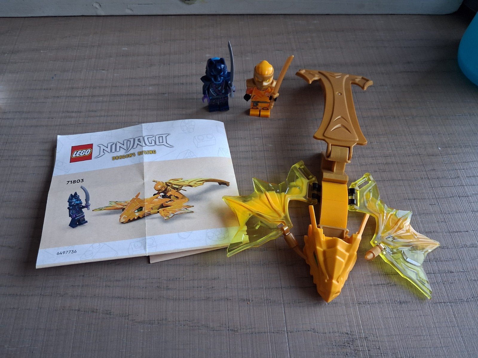 Lego Ninjago Gouden Draak met Minifiguren - Set 71803, Compleet, Lego, Ophalen of Verzenden, Zo goed als nieuw