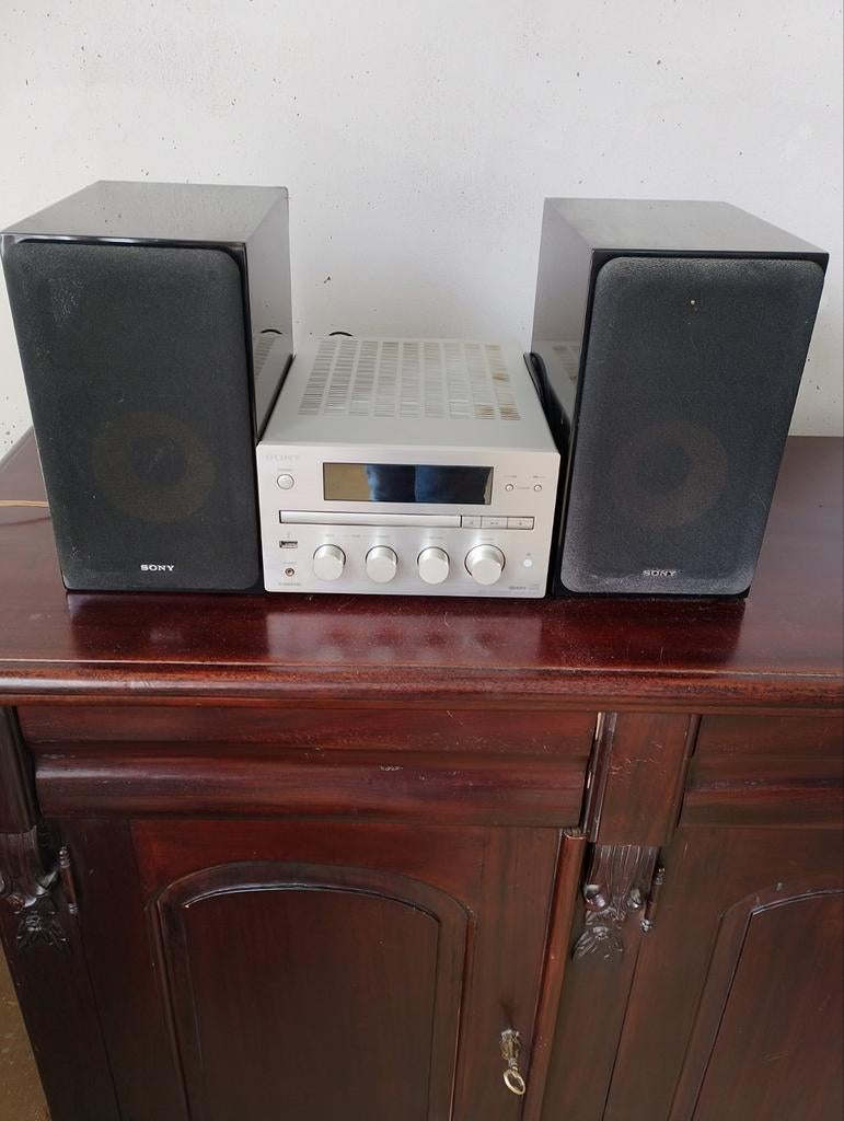 Sony Microset met CD-speler en speakers, Audio, Tv en Foto, Stereo-sets, Gebruikt, Tuner of Radio, Ophalen of Verzenden, Microset