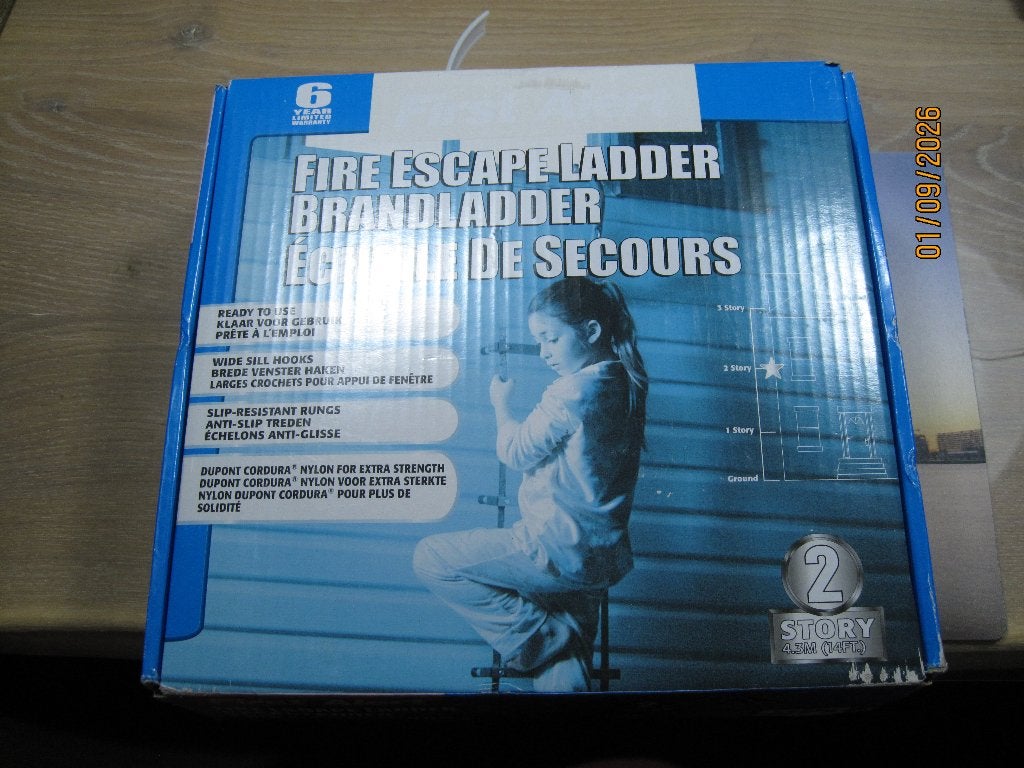 First Escape Brandladder Vluchtladder 4,3 meter, Ophalen of Verzenden, Nieuw, Ladder, 4 meter of meer