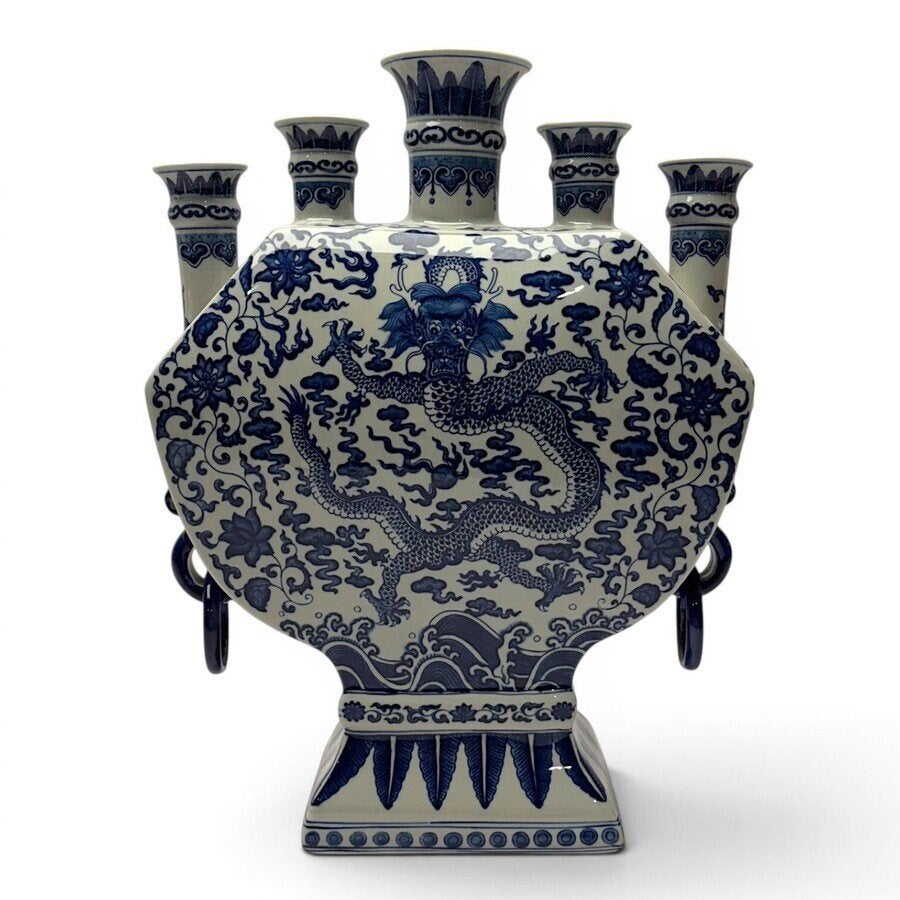 Chinese porseleinen tulpenvaas, Antiek en Kunst, Ophalen of Verzenden