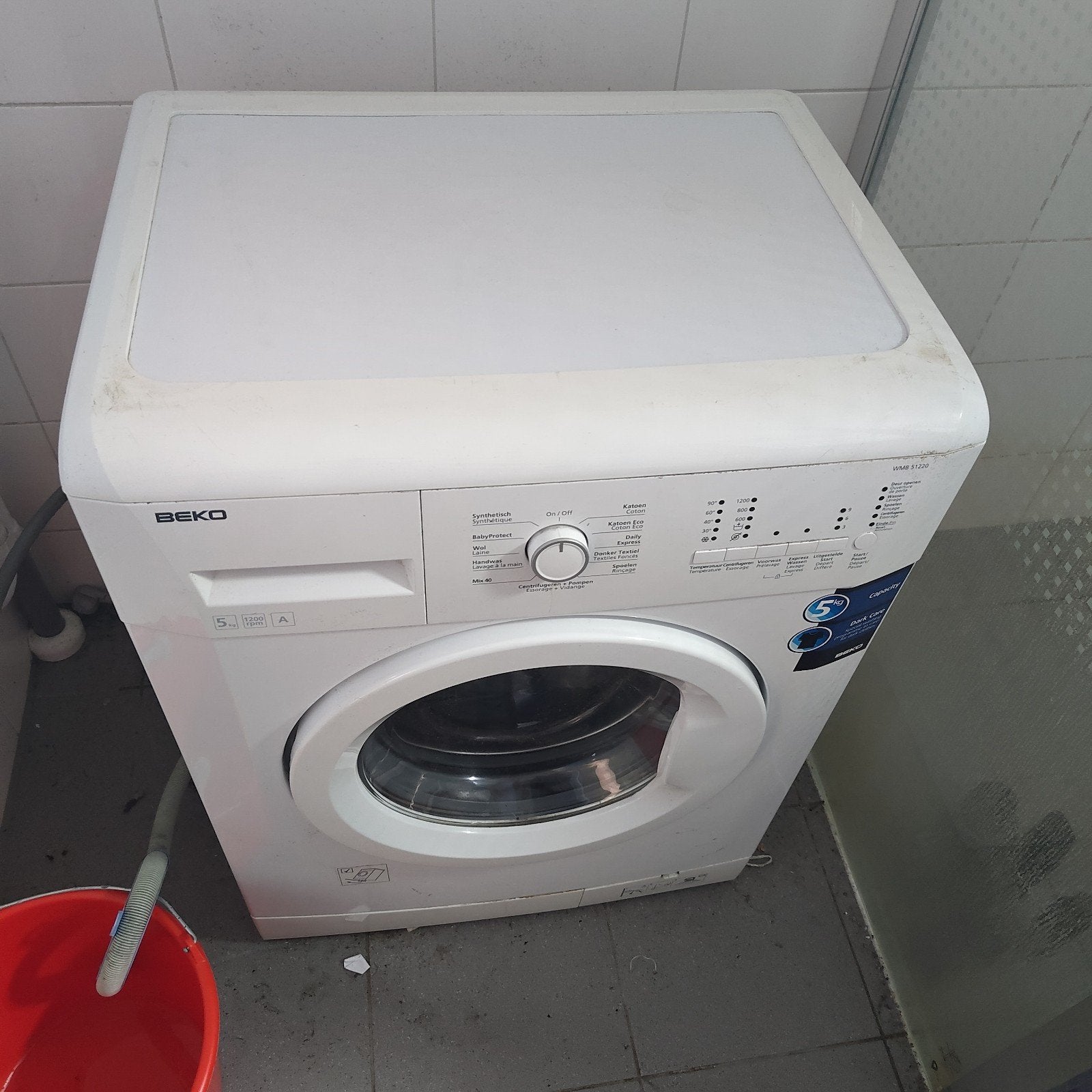 Beko Wasmachine - Gebruikt, Goede Staat, Ophalen, Gebruikt, Voorlader