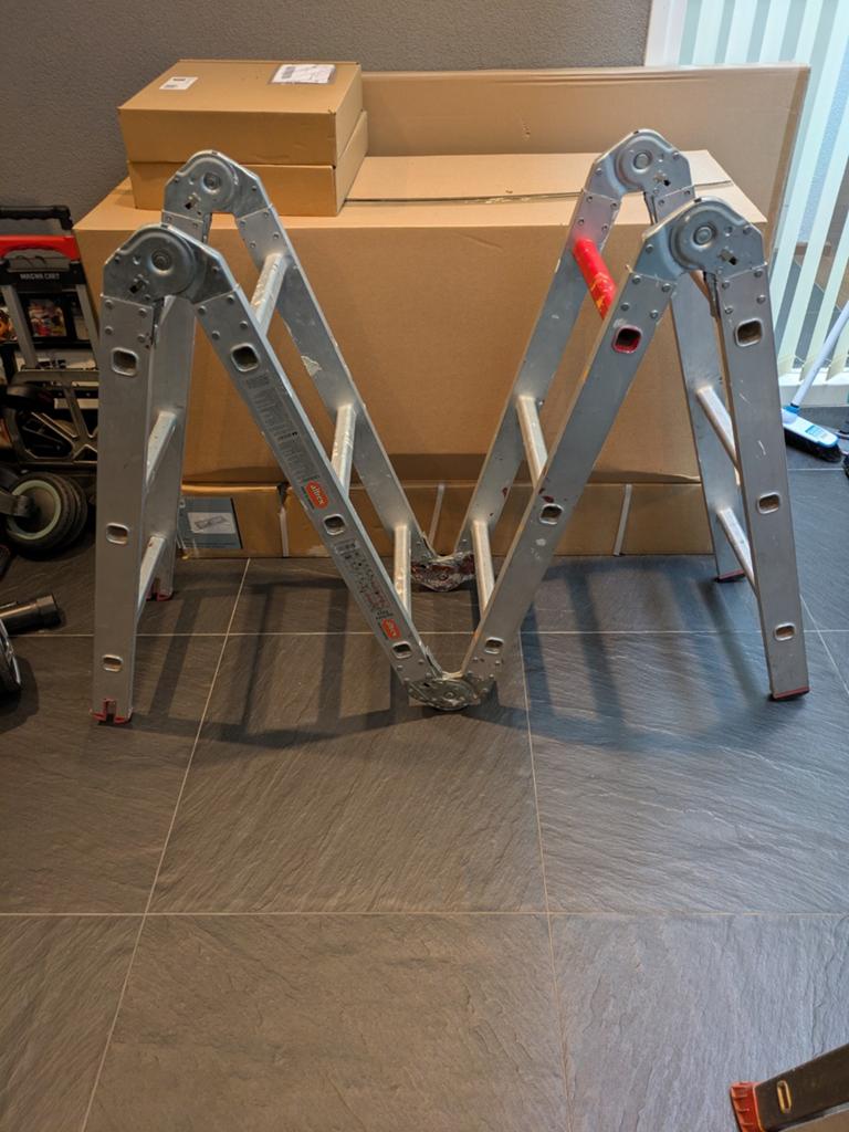Altrex vouwladder 4x3 Sporen Tredes - Opvouwbaar, Ophalen