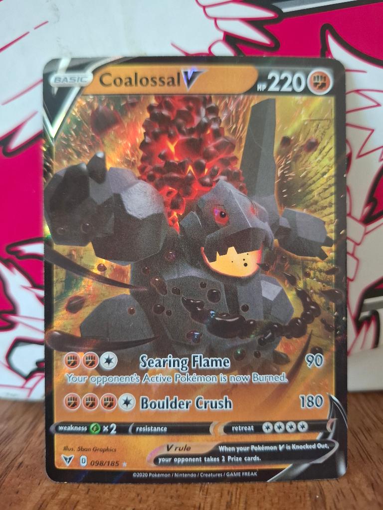 Pokemon Coalossal 098/185 Vivid Voltage, Hobby en Vrije tijd, Verzamelkaartspellen | Pokémon, Ophalen of Verzenden, Nieuw, Losse kaart