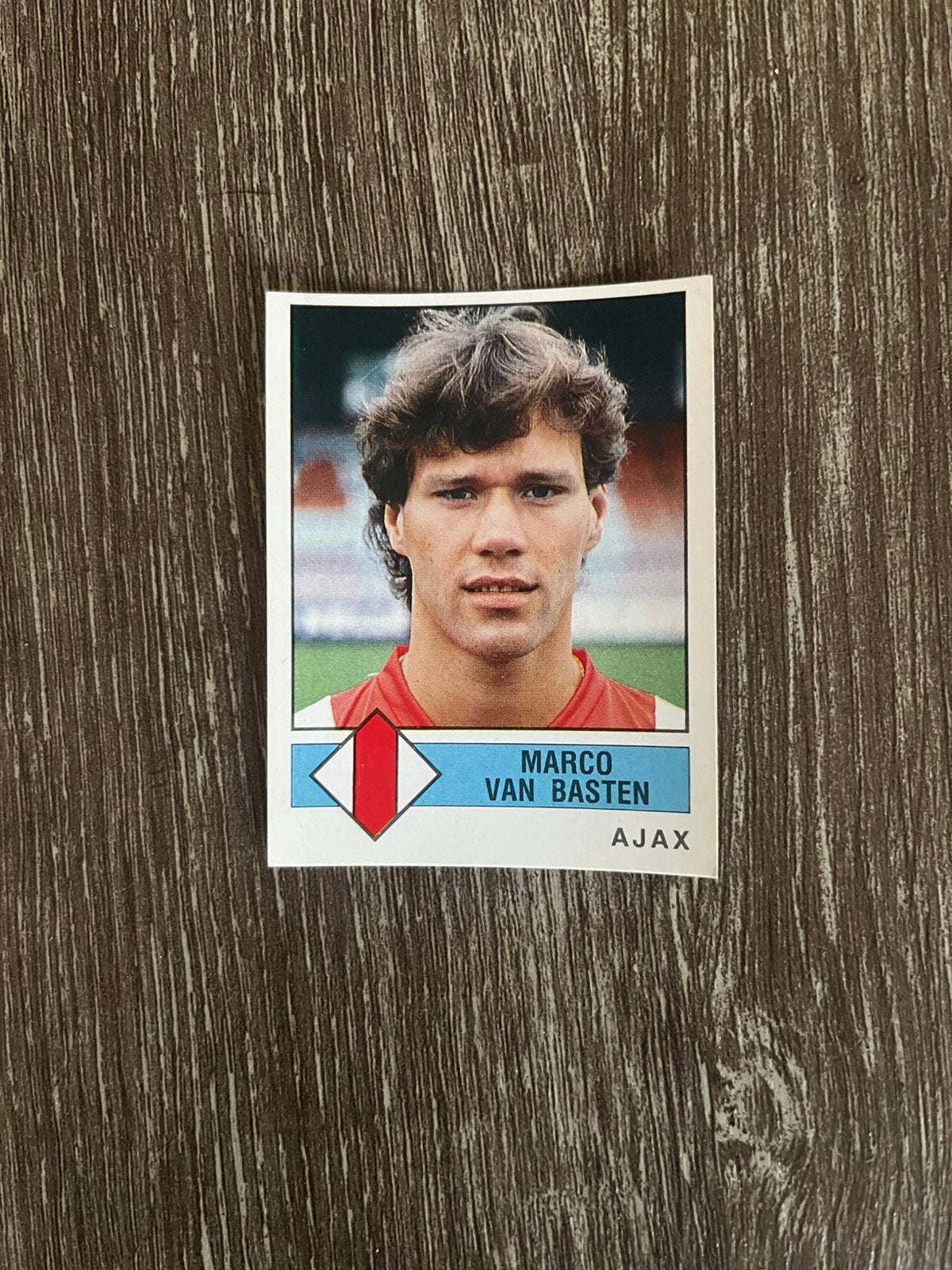 Marco van Basten voetbal ‘87 panini, Ophalen of Verzenden, Zo goed als nieuw, Buitenlandse clubs, Poster, Plaatje of Sticker