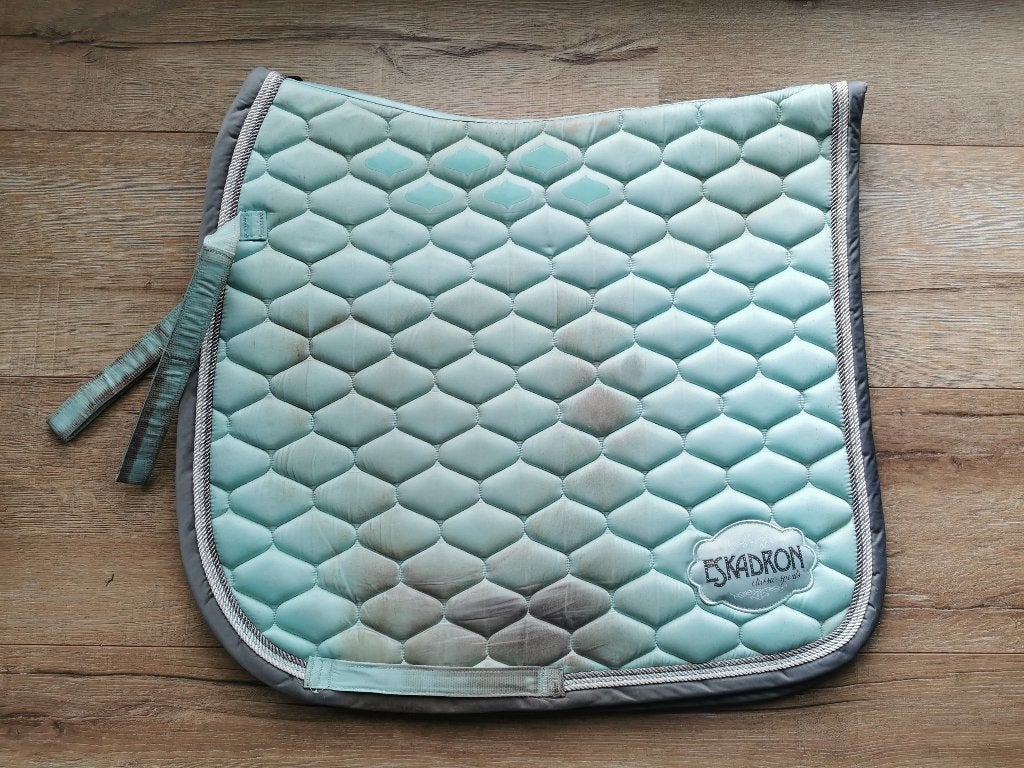 Eskadron Classic Sports Glossy Wave 2018 DR full jade dekje, Full (L), Gebruikt, Dressuurdekje, Ophalen of Verzenden