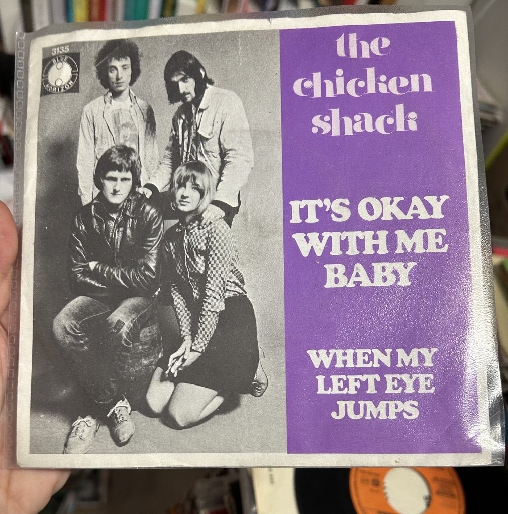 The Chicken Shack: It's okay with me baby (1968 vinylsingle), Ophalen of Verzenden, Zo goed als nieuw, 7 inch, Rock en Metal