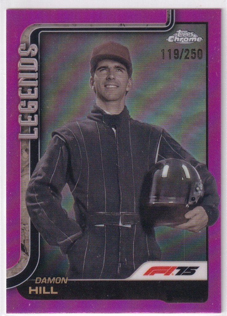 Damon Hill Pink Refractor #150 /250, Verzamelen, Verzenden, Nieuw, Formule 1