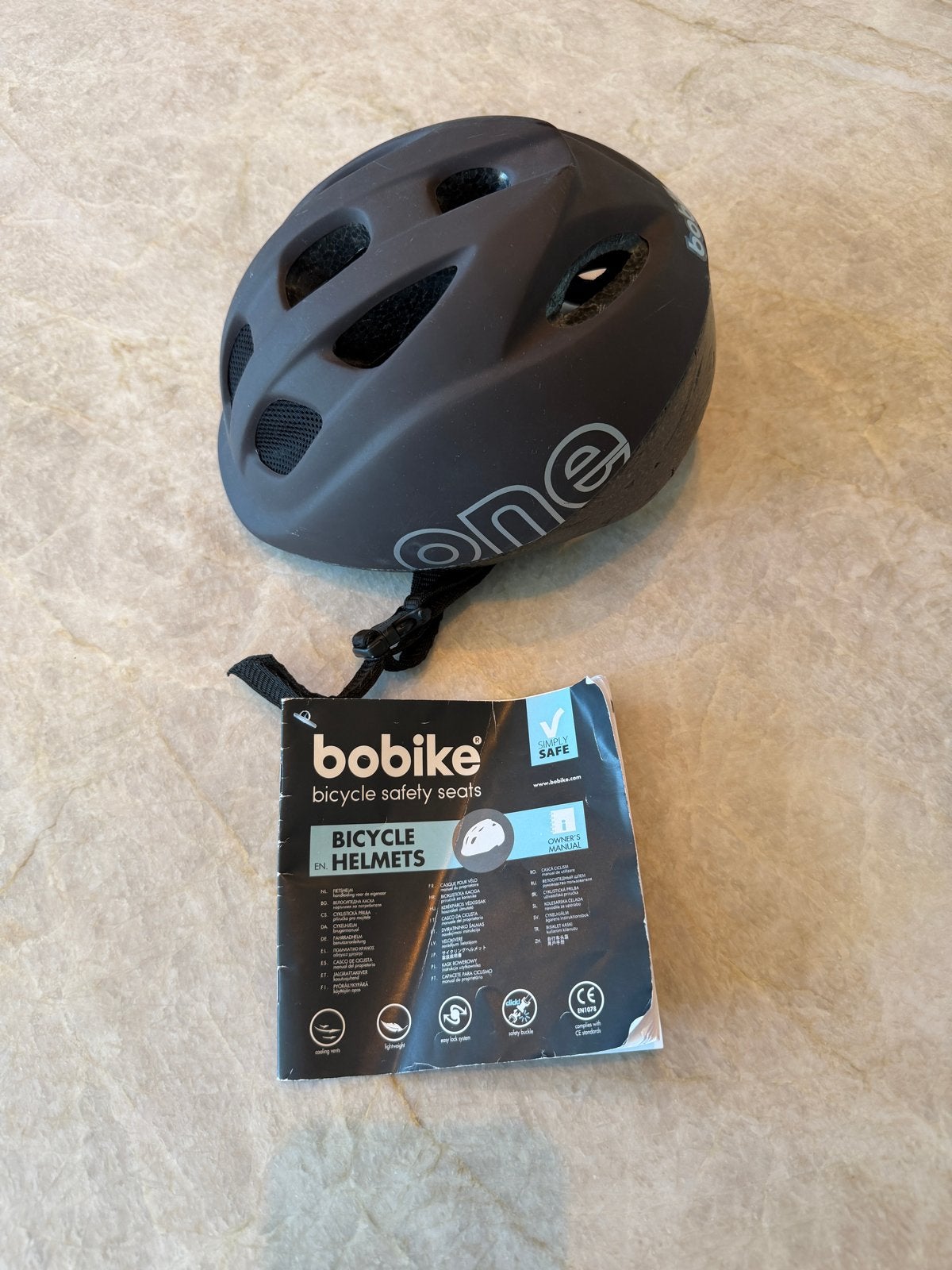 Bobike One Plus Fietshelm Coffee Bruin XS 46-53cm (Nieuw), Ophalen of Verzenden, Nieuw, XS, Jongen of Meisje