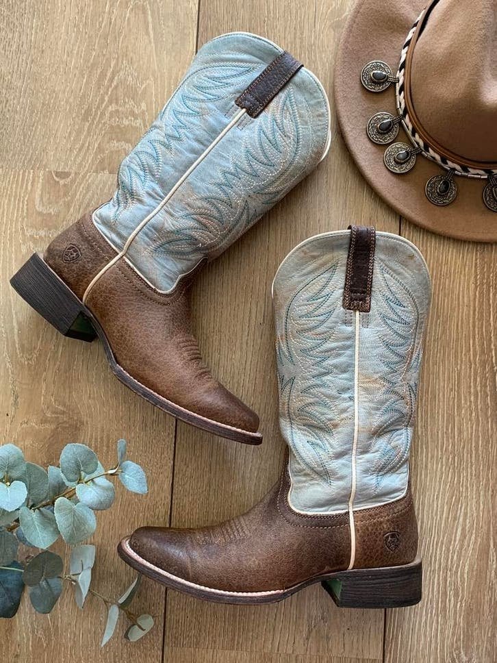 Ariat cowboylaarzen 37 western boots bohemian laarzen, Hoge laarzen, -, Ophalen of Verzenden, Zo goed als nieuw
