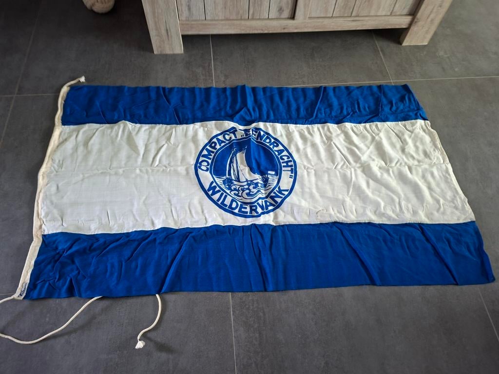 Scheepvaart vlag  compact eendracht wildervank, Verzamelen, Ophalen of Verzenden, Zo goed als nieuw, Reclamebord