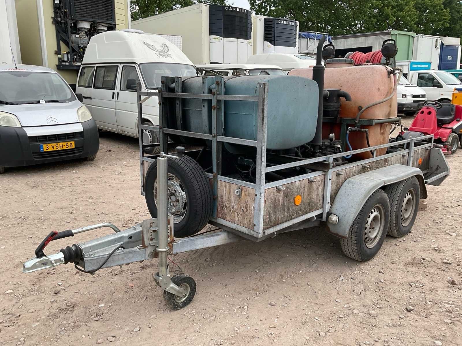 1995 Anssems A-S 2000-3013 Hogedrukreiniger op Aanhangwagen