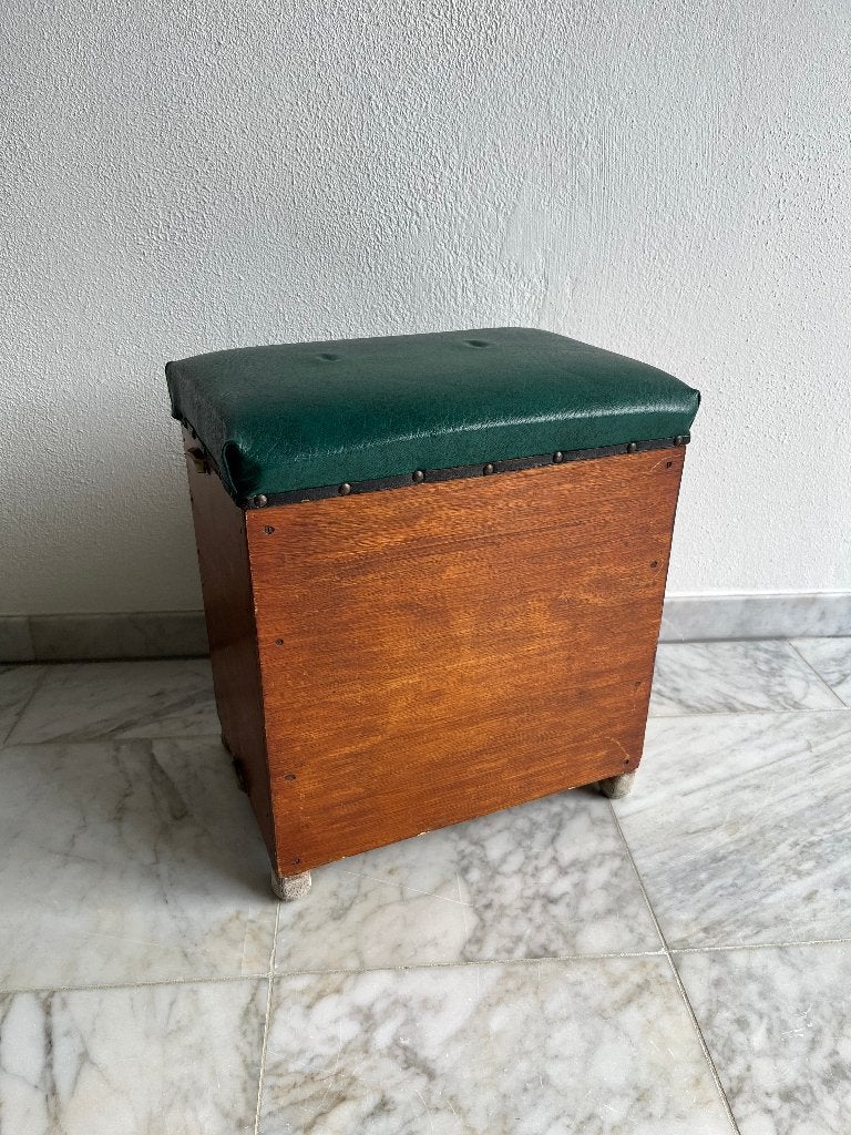 Oude vis zitkoffer/ viskist, Ophalen of Verzenden
