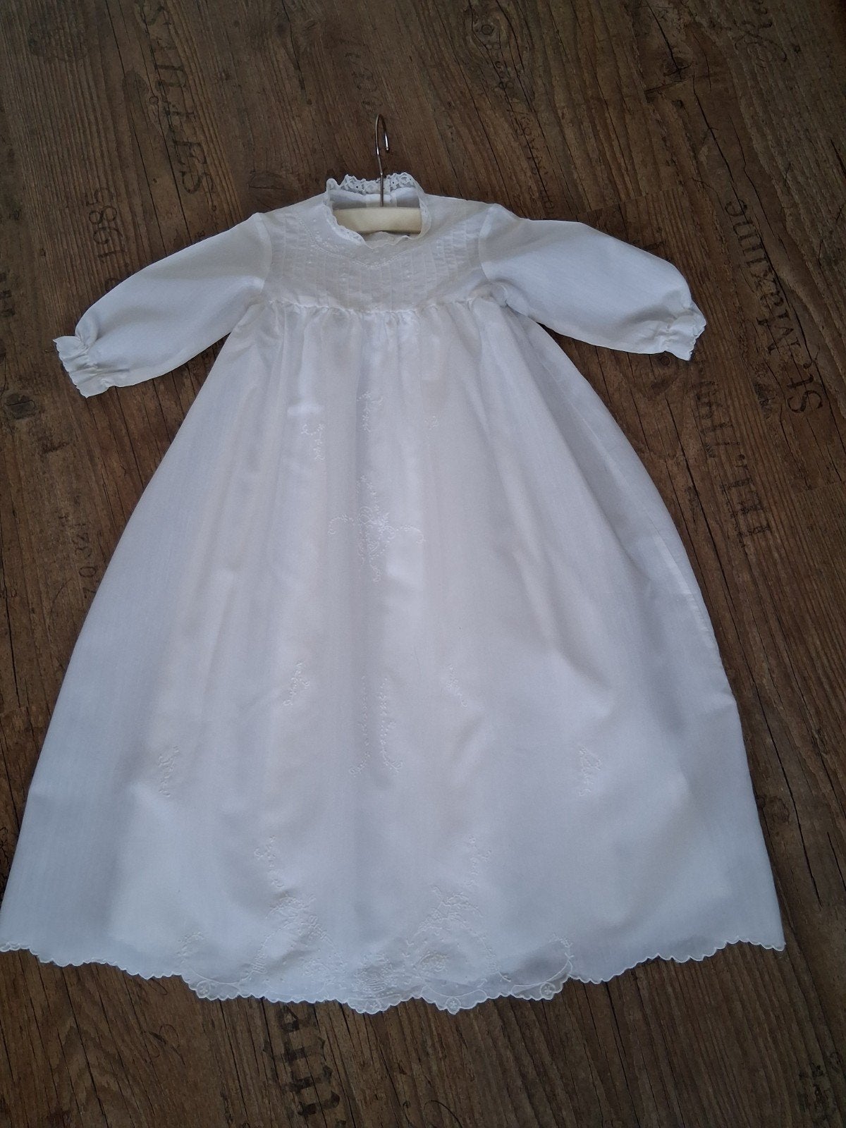 Witte Doopjurk met Lange Mouwen en Bijpassende Accessoires, Ophalen of Verzenden