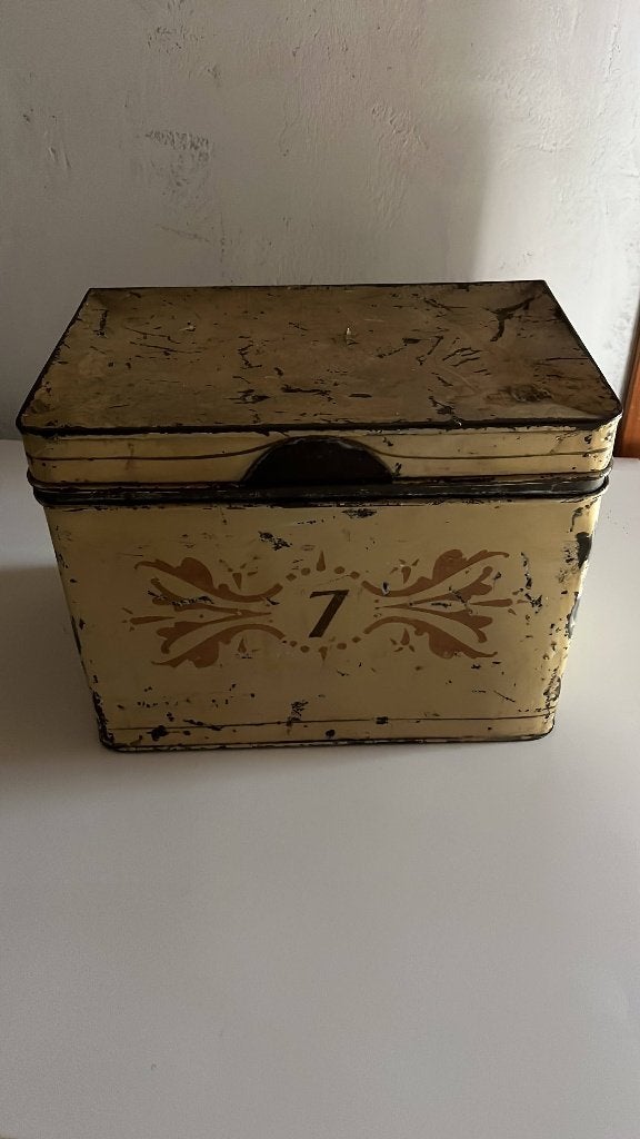 antieke voorraad trommel, Ophalen of Verzenden
